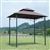 8-Ft x 5-Ft Steel Frame Outdoor Grill Gazebo with Vented Canopy