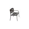 2 Person Texas Star Patriotic USA Flag Outdoor Metal Bench