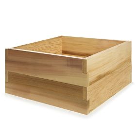 Square 2-Tier Raised Garden Box (size: 3-ft)