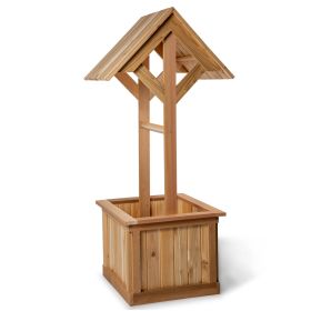 Wishing Well Planter Box (size: 5-ft)